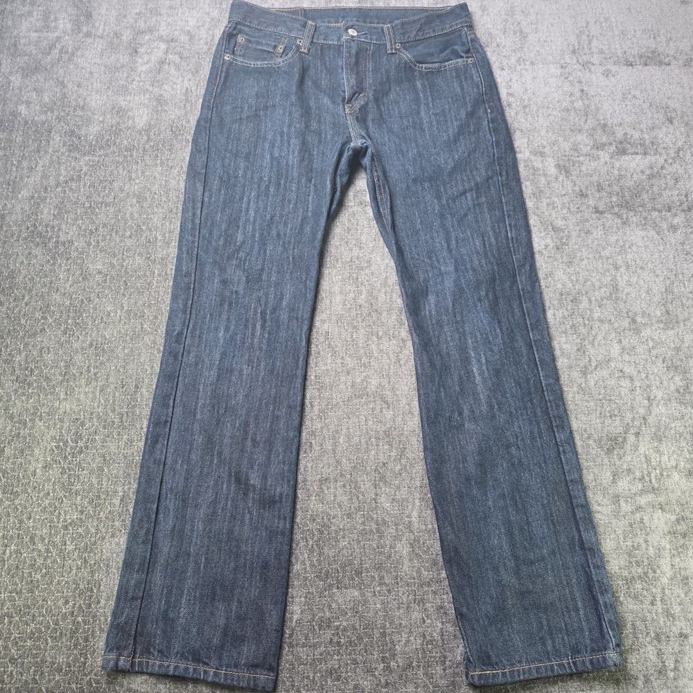 Levis 527 Slim Bootcut Jeans Mens 30x30 Dark Wash Blue Denim Rodeo Cowboy